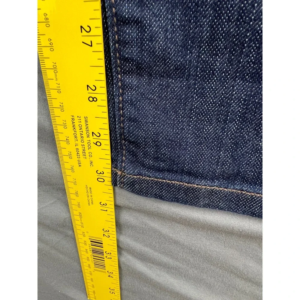 Loft Outlet Jeans Womens 8 Curvy Skinny Dark Indigo Blue Denim NWT